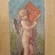 Alexandre Prévost (1832-1910) Oil on canvas - Allegory of Law - 1900