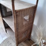 Etagère rotin