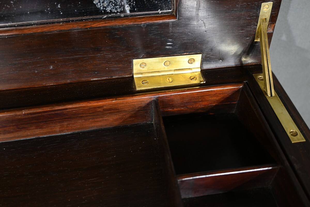 Rosewood work table, Napoleon III style, Maison Roll, Fg. St Antoin