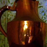 Closed former pitcher in copper (teakettle)