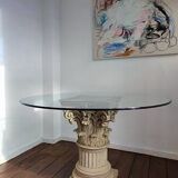 table à manger colonne