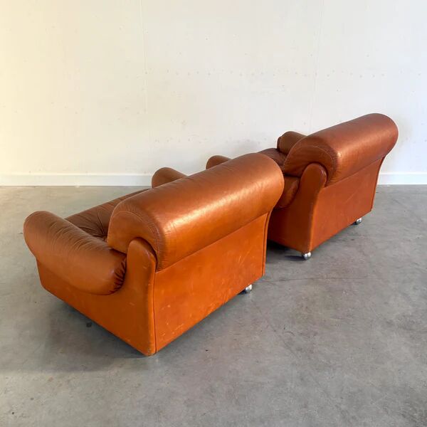 Set vintage Italian lounge chair, 1970s