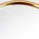 Round brass mirror top