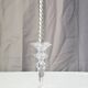 Large “bohemic crystal” candle holder