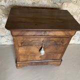 Commode Louis Philip ronce de noyer