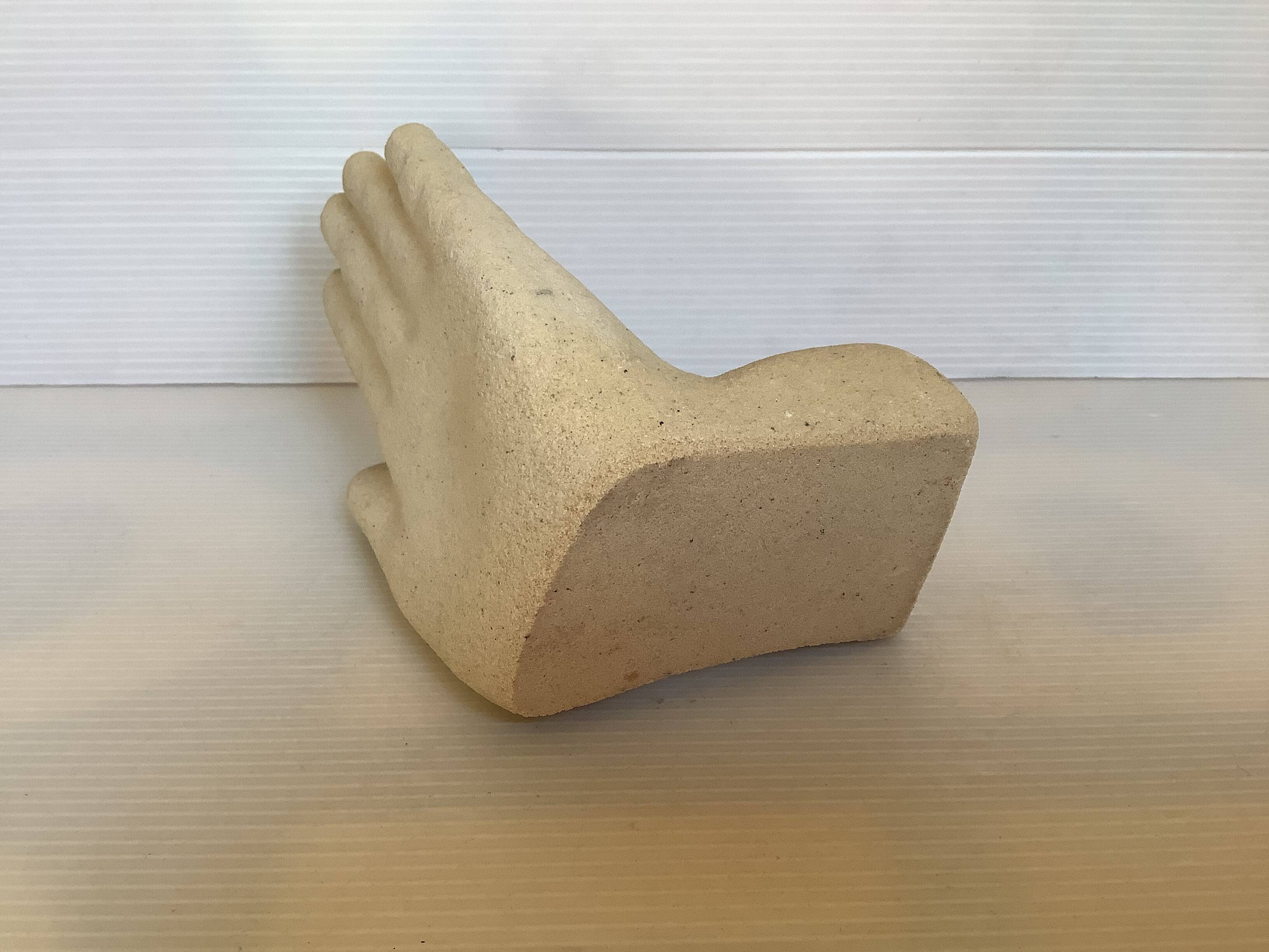 A hand-made stone bookend