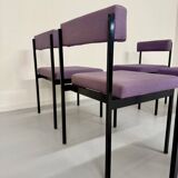 6 anciennes chaises design Dieter Wäckerlin model 101 pour Idealheim 1960