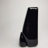 Vase mégalithe noir 25 cm