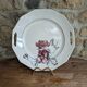 Plate with handles, Saint Amand ceramic serving dish, Simone model