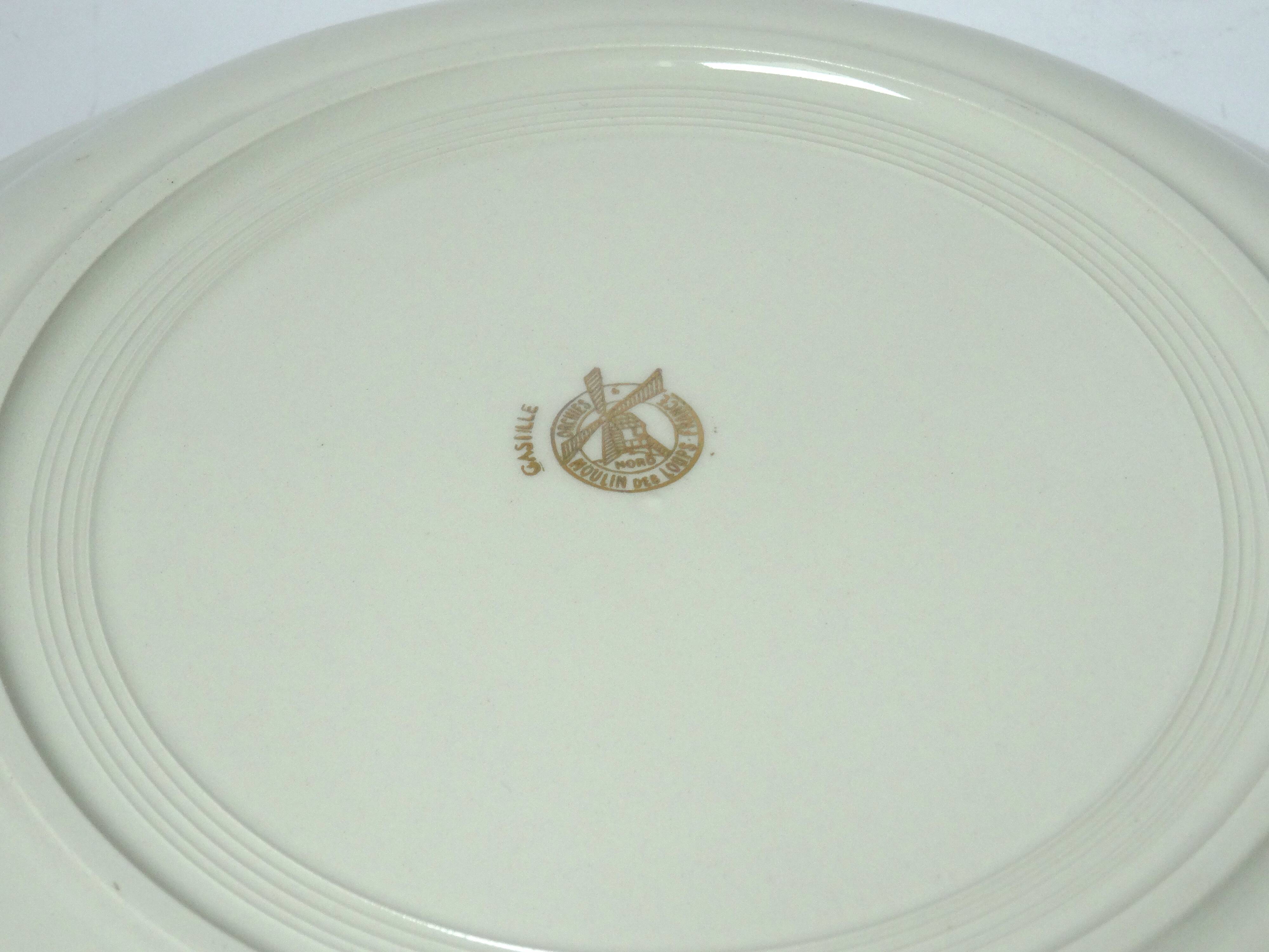 Hollow round dish Moulin des Loups