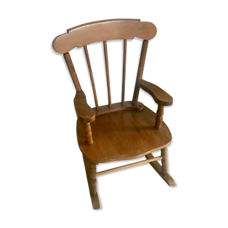 Rocking-chair child in beech