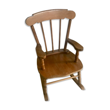 Rocking-chair child in beech