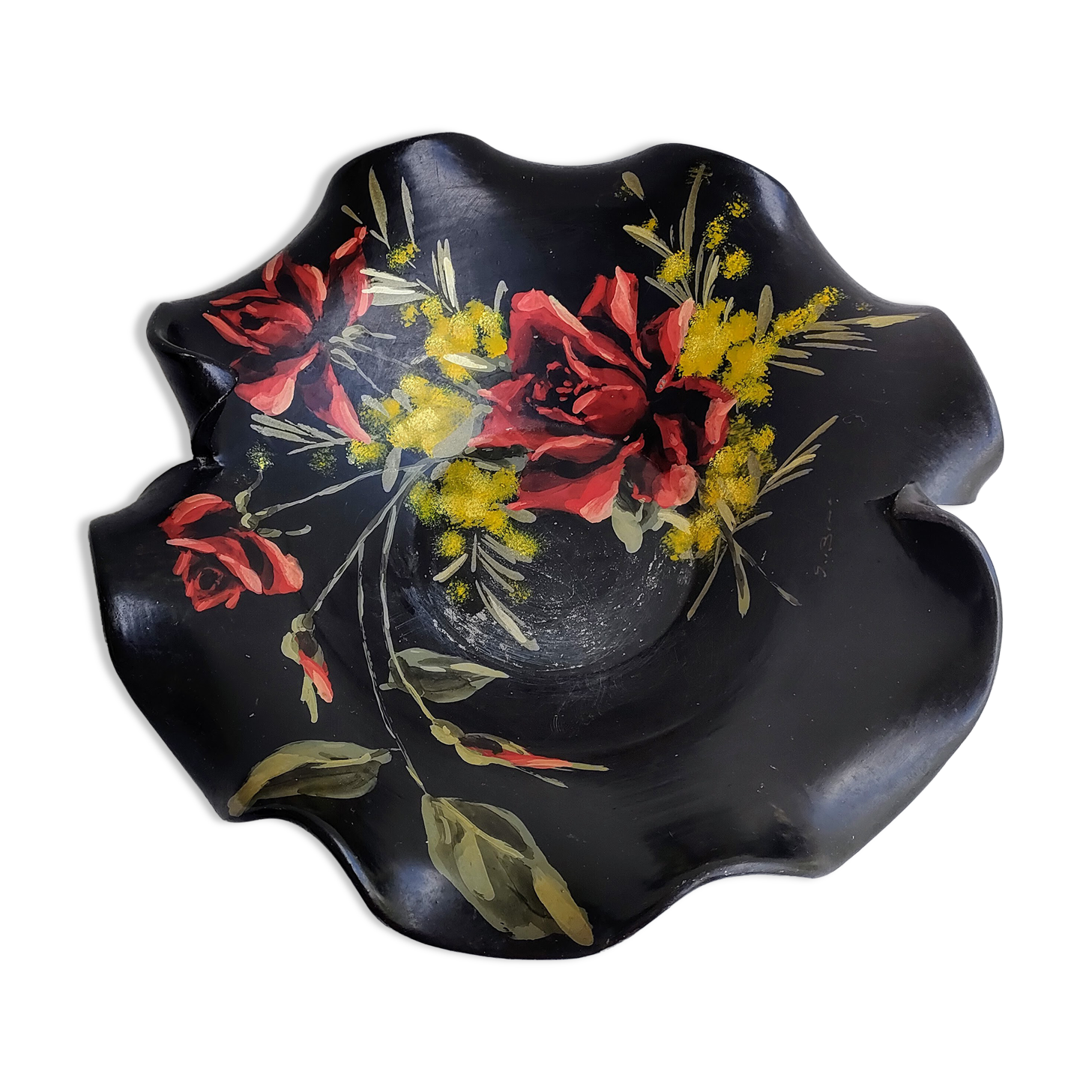 Ceramic fruit cup Vallauris Golfe Juan