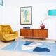 1970s sideboard with sliding doors