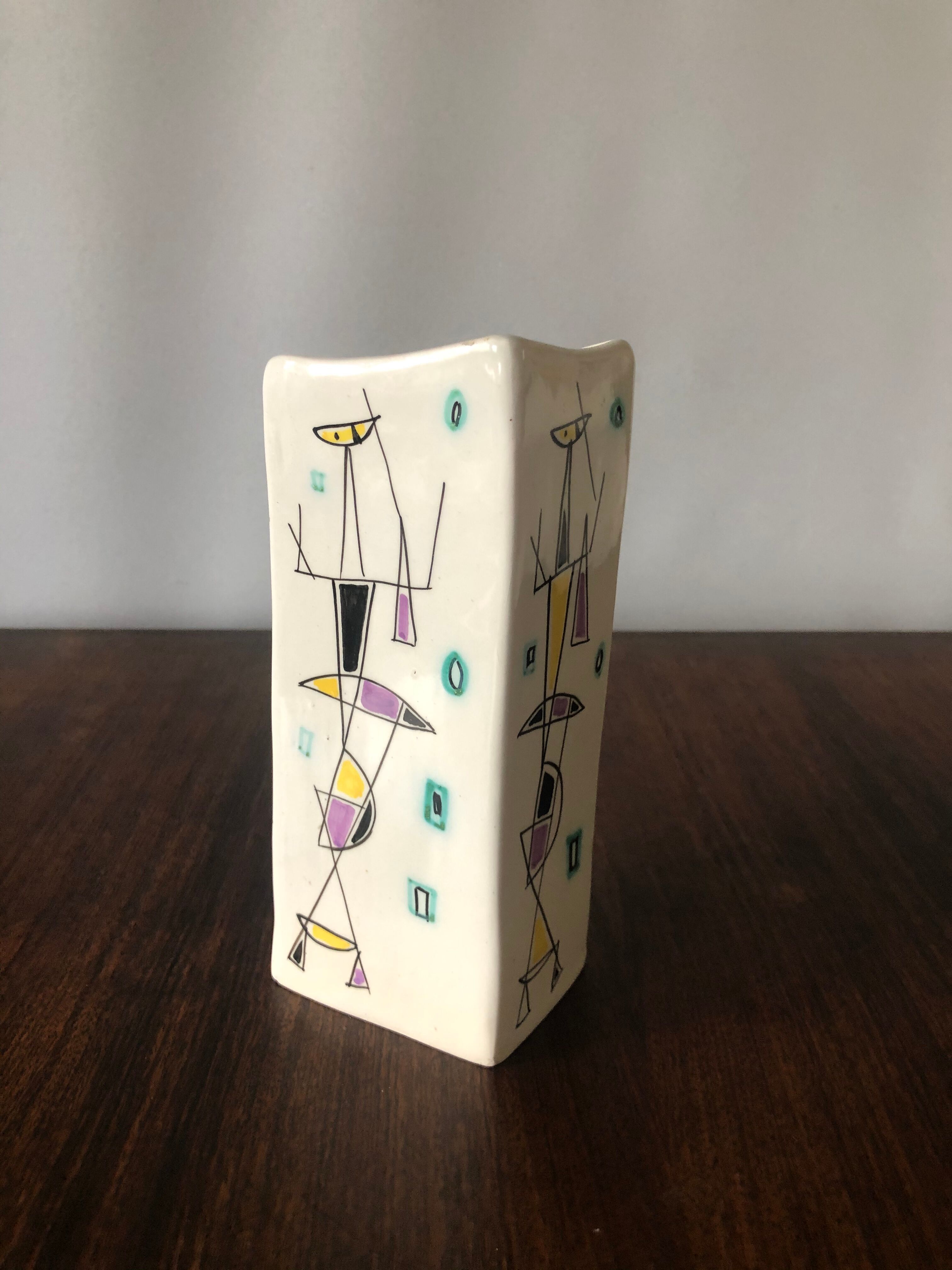 Italian ceramic vase from the 1960s