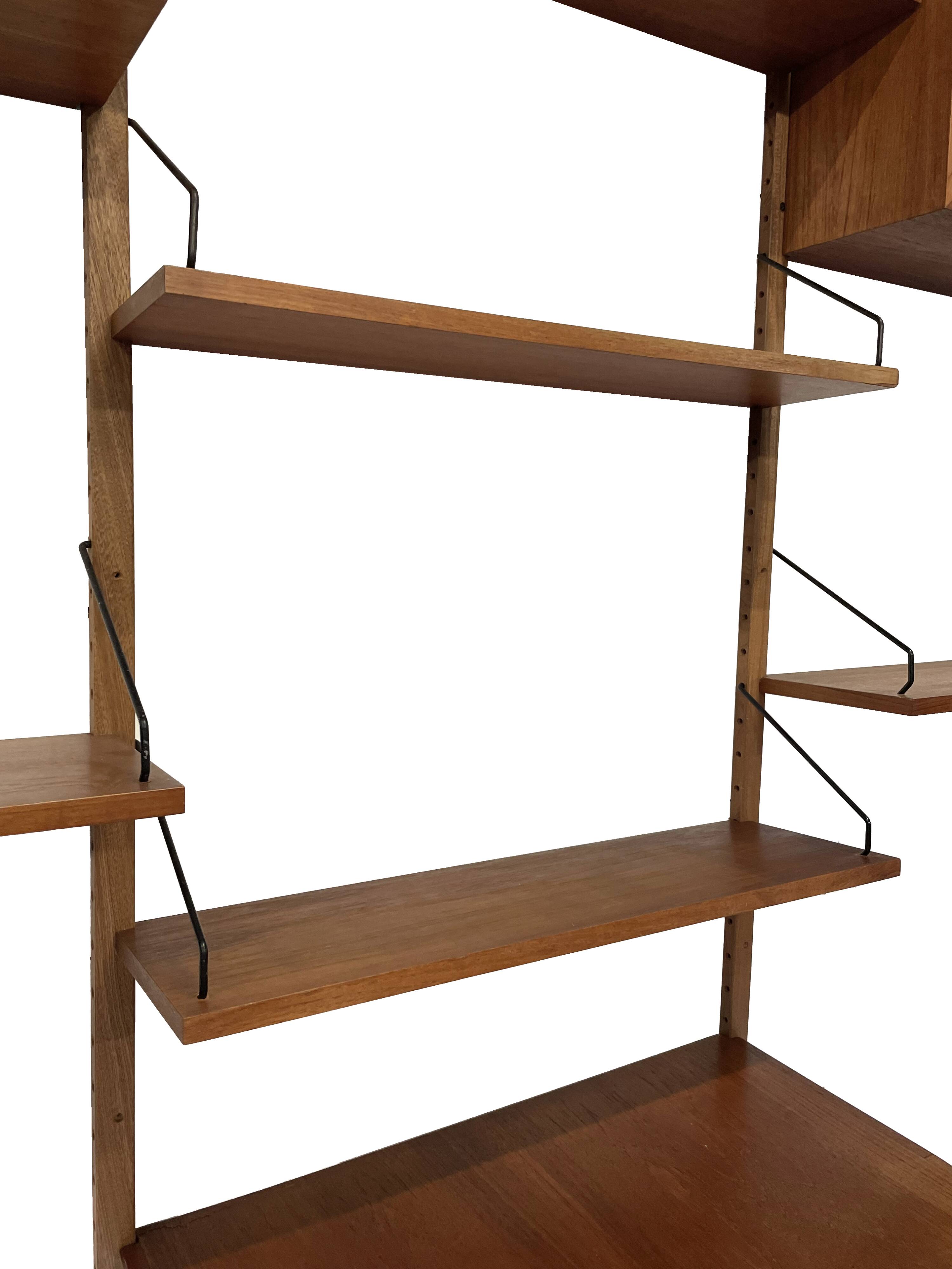 Vintage Poul Cadovius Royal System wall system wall unit