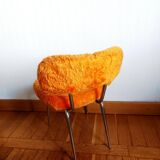 Pelfran orange fluffy chair