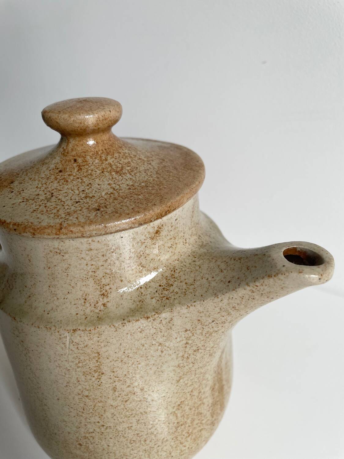 Théière et pot en grès émaillé
