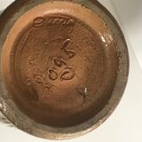 Amphora vase in sandstone signed Guérin