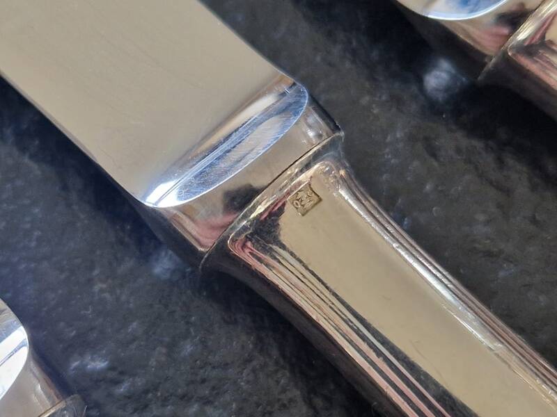 Christofle - Set of 11 dessert/appetiser knives model America