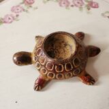 Bougeoir en fonte tortue vintage