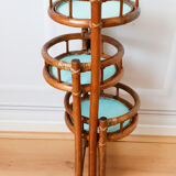 Plant door, rattan planter, bamboo