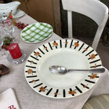 Vintage dish made in France Badonviller