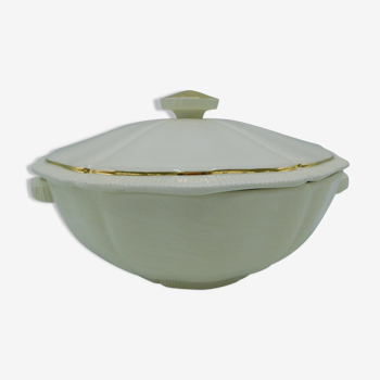 Longchamp porcelain vegetable - White and gold