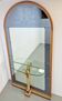 Vintage Floor Mirror with Console Table from Cristal Art, Italy, 1960s