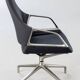 Wilkhahn Graph 3015 office chair in aluminium and fabric
