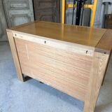 Regain style chest of drawers in elm from around 1980-90.