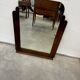 Art Deco mirror in carved oak – 1930s – 102 x 78 cm