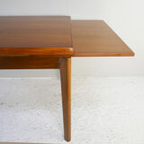 1960’s mid century modern Danish extending draw leaf dining table by AM Mobler