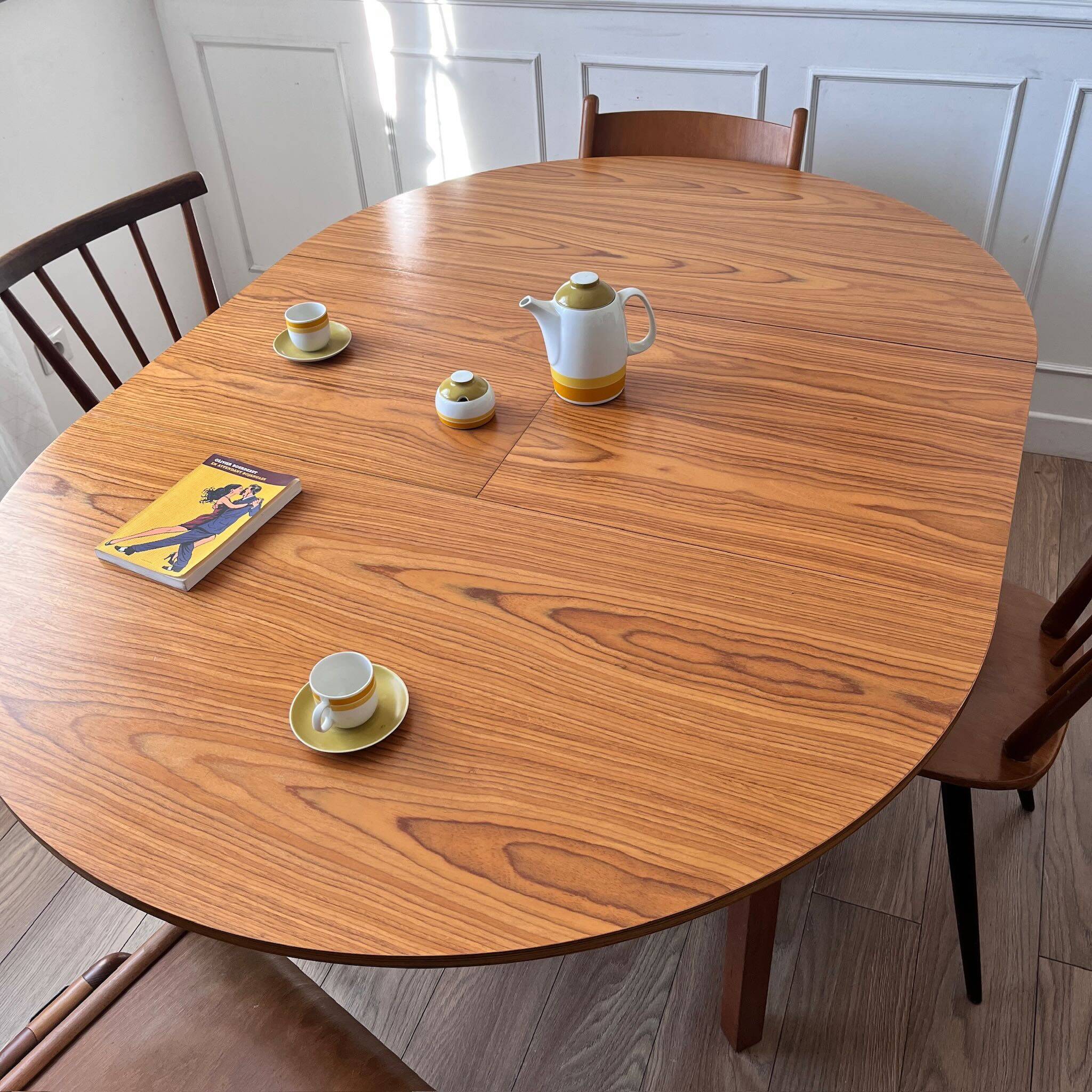 Vintage round dining table