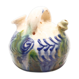 Rustic gurel with floral motifs