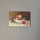 Tableau huile sur toile nature morte contemporaine décoration campagne