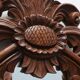 French Carved Walnut Oval Mirror with Pierced Acanthus Crest, circa 1900