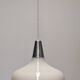 White opaline pendant light from the 60s/70s