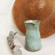 Glazed terracotta pitcher