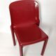 4 Selene chairs by Vico Magistretti for red Artemide
