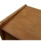 Commode vintage bois clair doré pieds compas