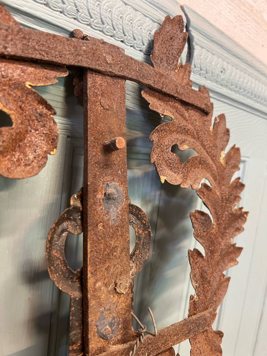 18th century Italian metal mirror
