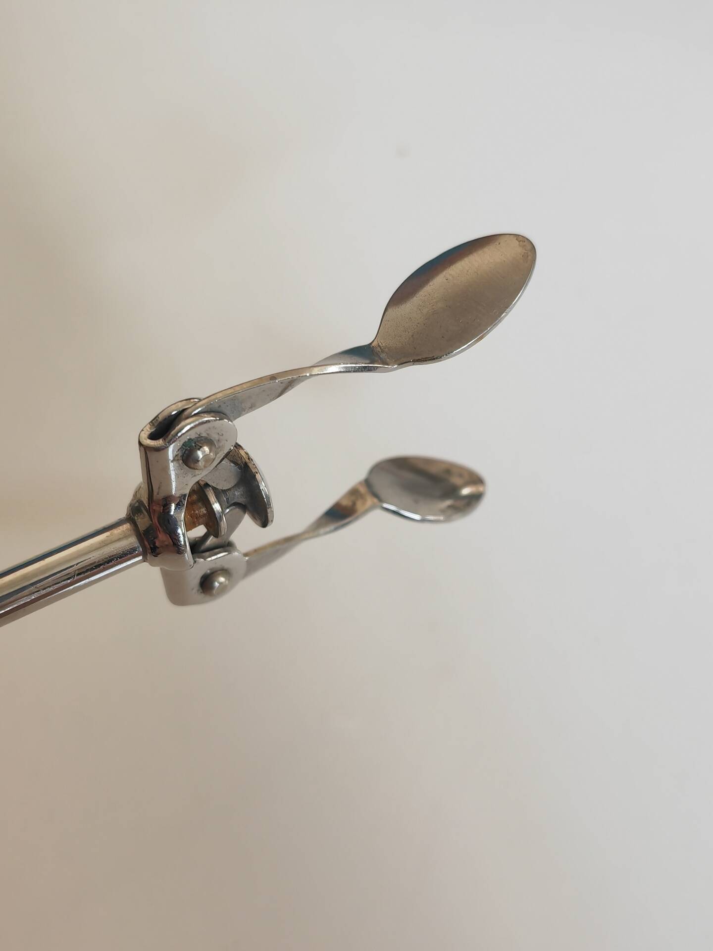 Sugar tongs or ice cubes
