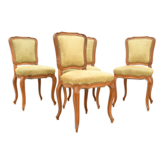 4 chaises de style Louis XV