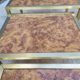 Brass nest of tables 1970