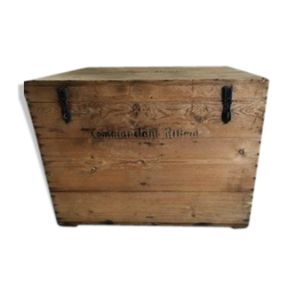 Old wooden trunk