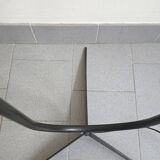 Lampadaire en métal laqué noir, 1950
