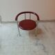 Set of 4 leather dining chairs