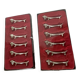 Silver dachshund knife holder