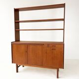 Teak bookcase/desk